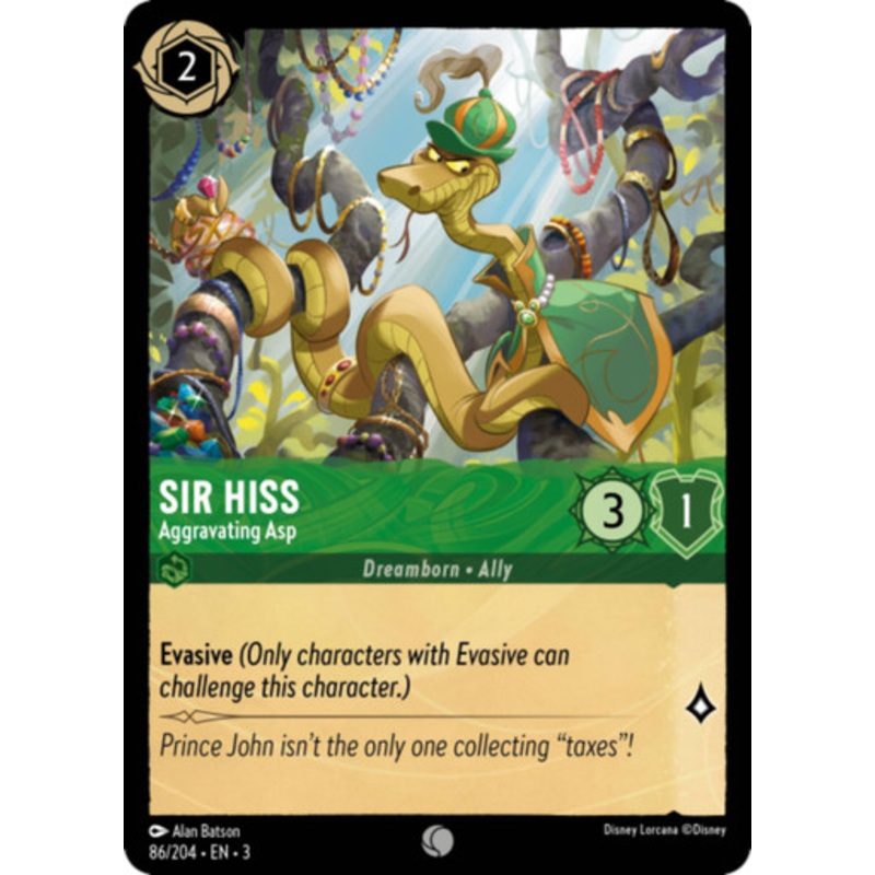 Sir Hiss - Aggravating Asp (Foil)