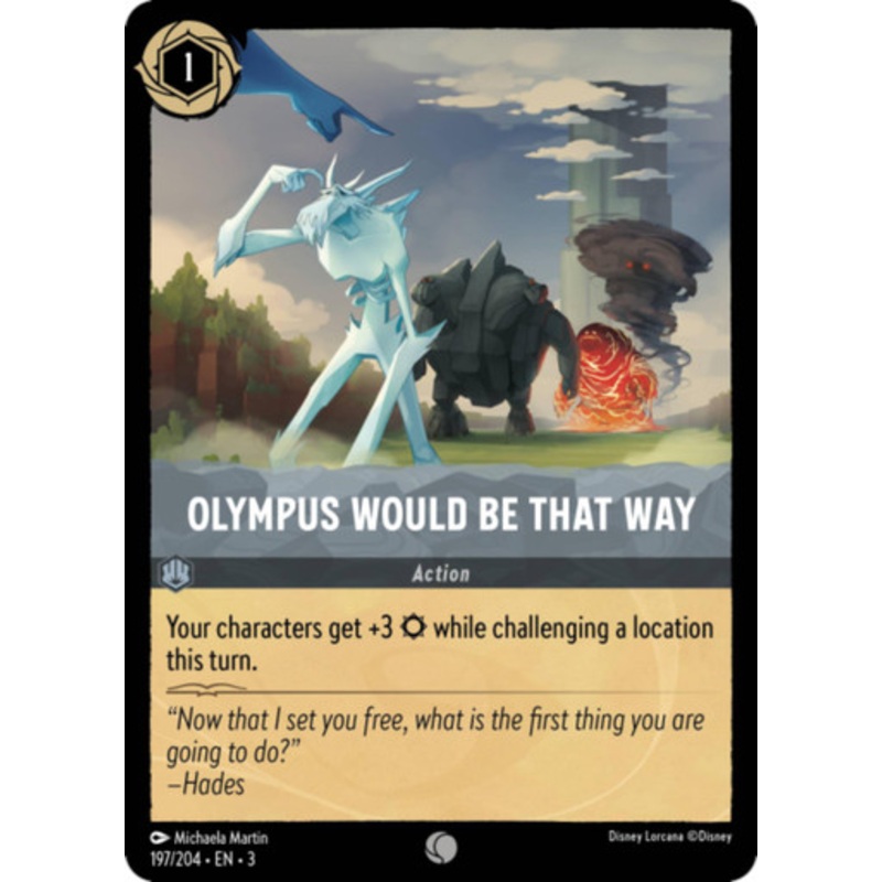 Olympus Would Be That Way