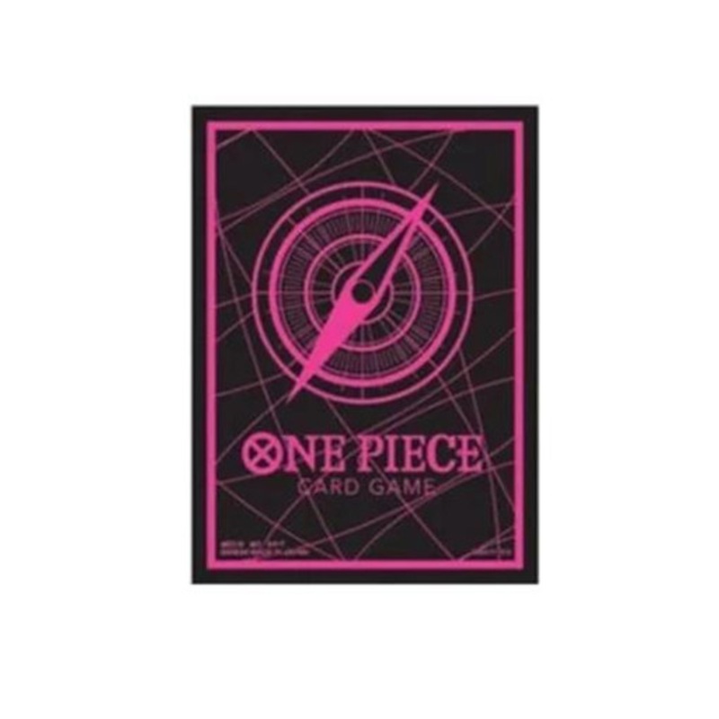 One Piece Card Game: Official Sleeves 6 - Standard Black & Pink