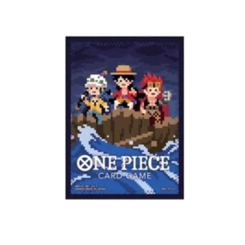 One Piece Card Game: Official Sleeves 6 - The Three Captains (Pixel Art)