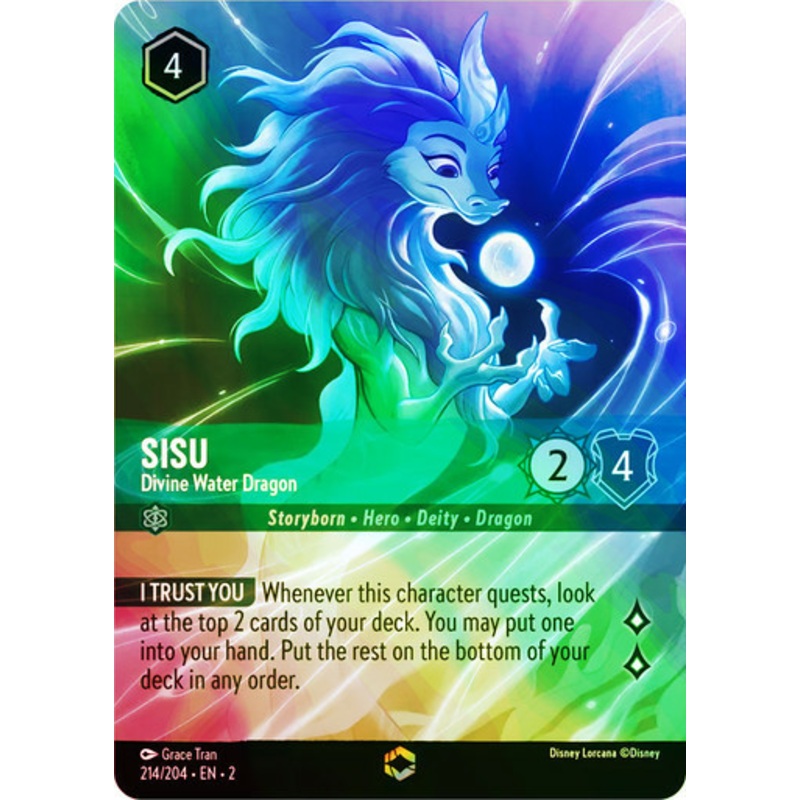 Sisu - Divine Water Dragon (Enchanted Rare)