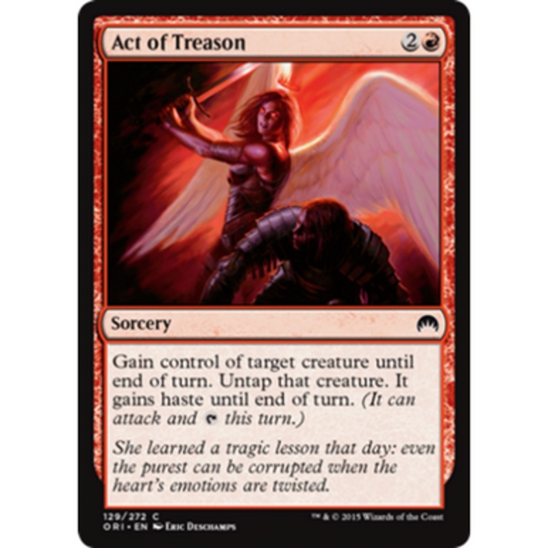 Act of Treason (foil) | Magic Origins