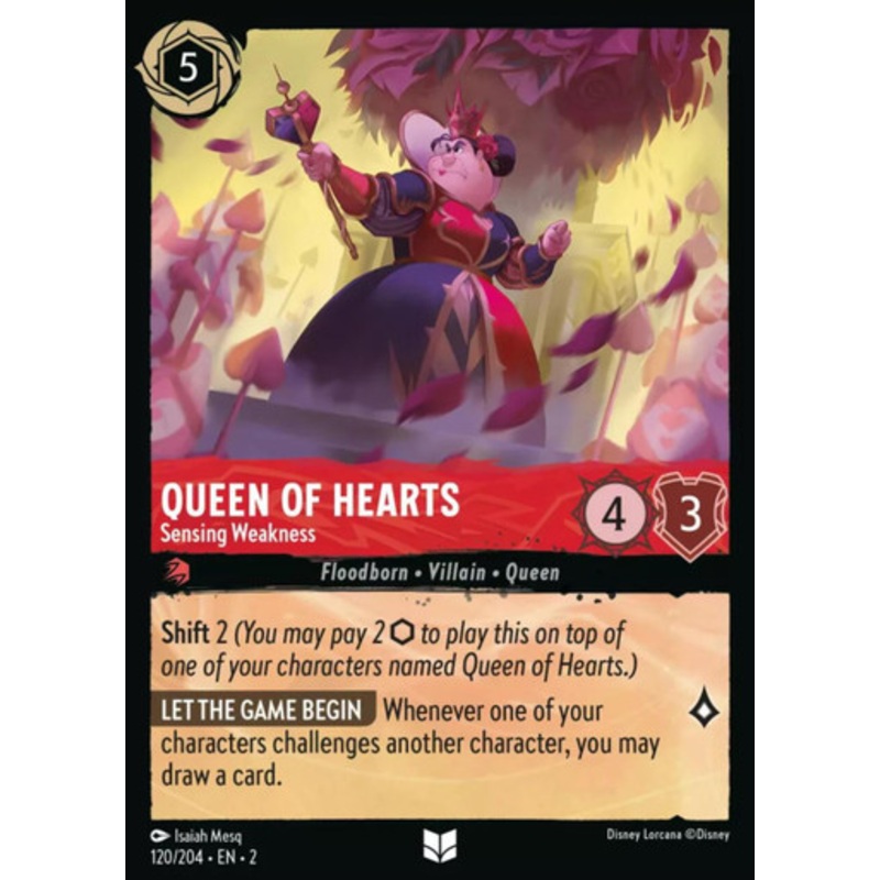 Queen of Hearts - Sensing Weakness (Foil)