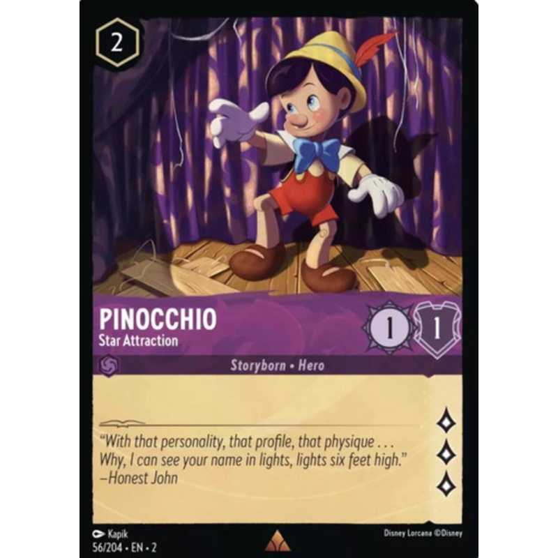Pinocchio - Star Attraction (Foil)