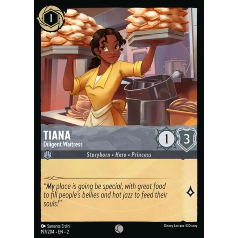 Tiana - Diligent Waitress