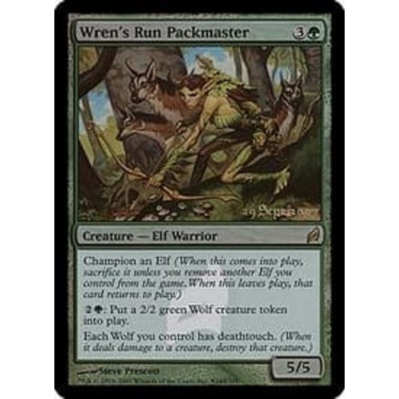 Wren's Run Packmaster (Lorwyn Prerelease foil) | Promotional Cards