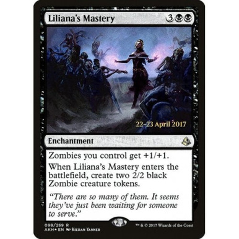 Liliana's Mastery (Amonkhet Prerelease foil) | Promotional Cards