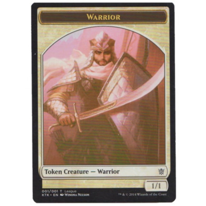 Warrior Token (Khans of Tarkir League Promo) | Promotional Cards