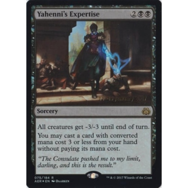 Yahenni's Expertise (Aether Revolt Prerelease foil)