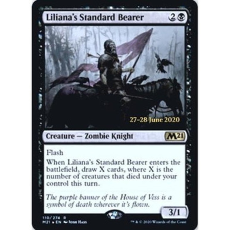 Liliana's Standard Bearer (Core Set 2021 Prerelease Foil) | Promotional Cards