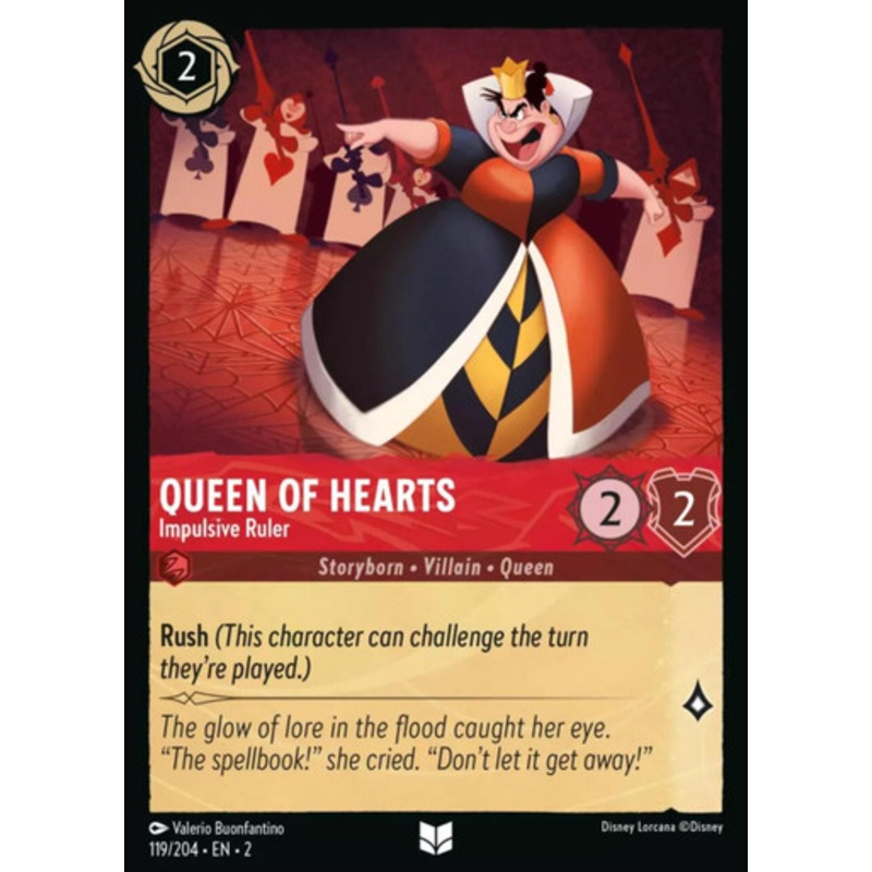 Queen of Hearts - Impulsive Ruler (Foil)
