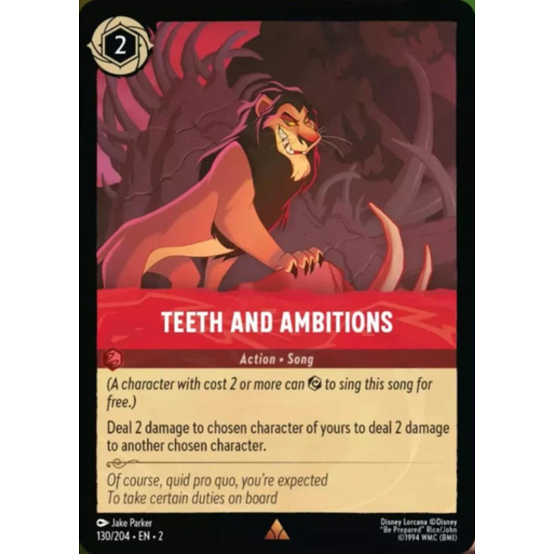 Teeth and Ambitions (Foil)