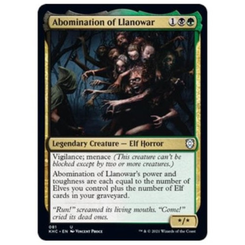Abomination of Llanowar | Kaldheim Commander