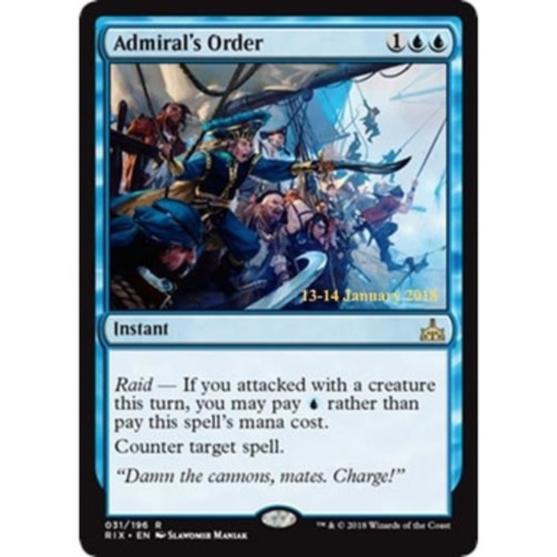 Admiral's Order (Rivals of Ixalan Prerelease Foil) | Promotional Cards