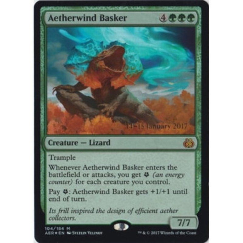 Aetherwind Basker (Aether Revolt Prerelease foil) | Promotional Cards