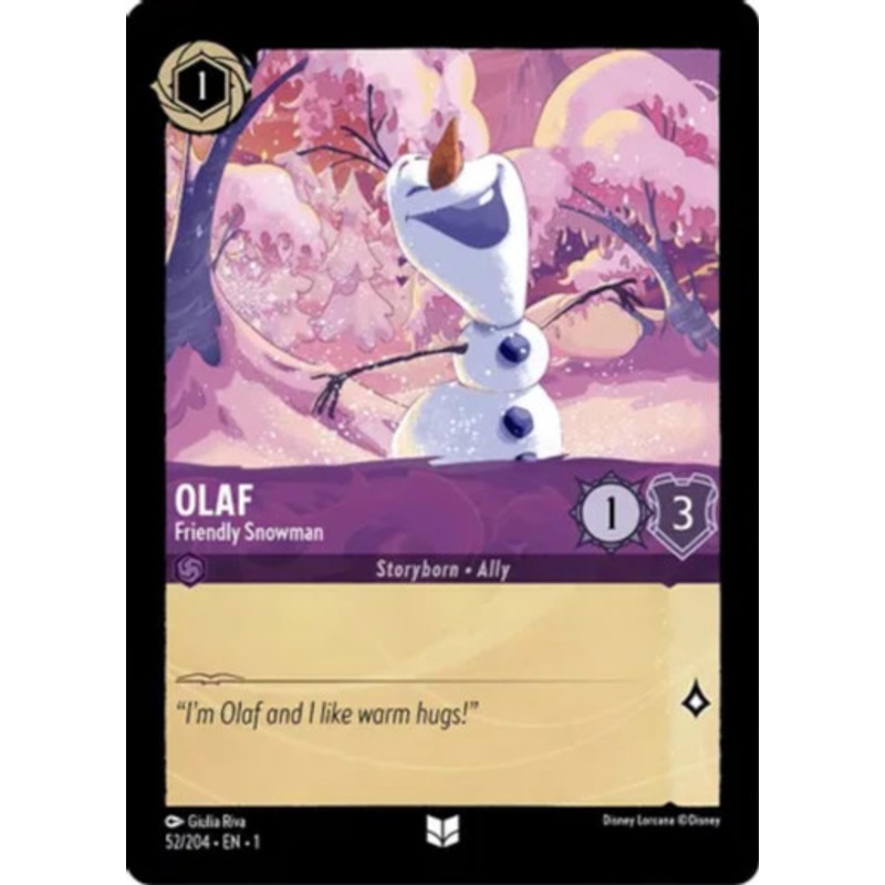 Olaf - Friendly Snowman (foil)