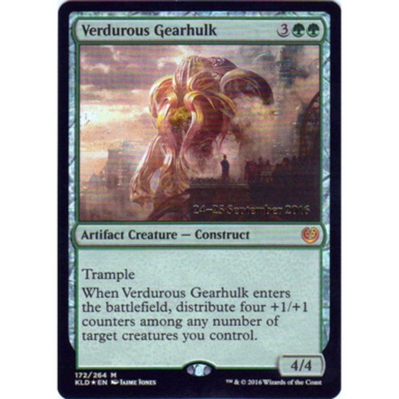 Verdurous Gearhulk (Kaladesh Prerelease foil) | Promotional Cards