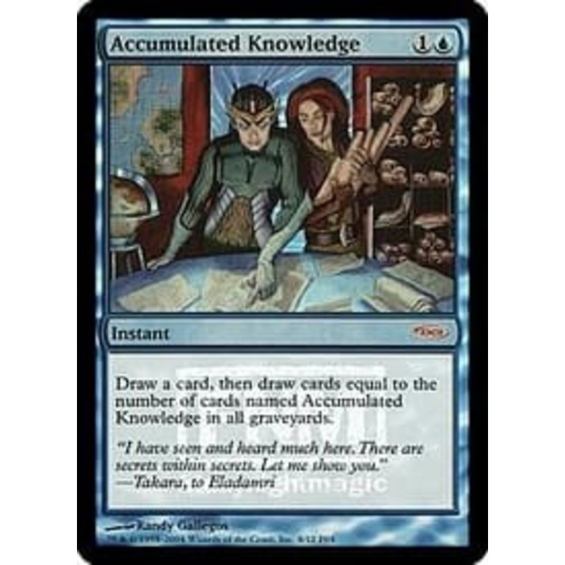 Accumulated Knowledge (FNM foil) | Promotional Cards