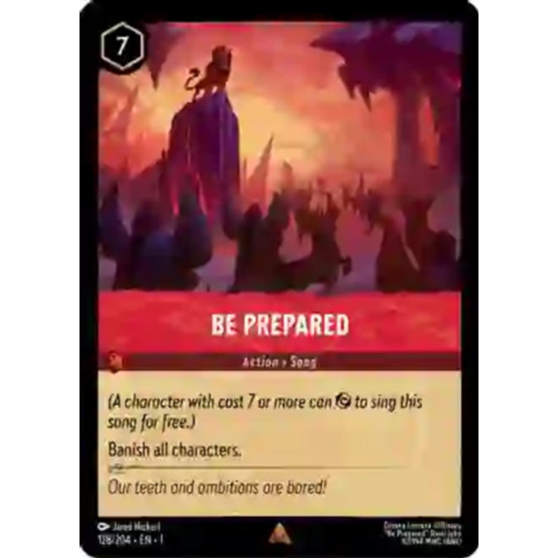 Be Prepared