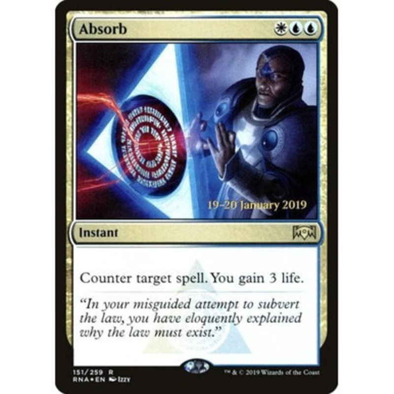 Absorb (Ravnica Allegiance Prerelease foil) | Promotional Cards