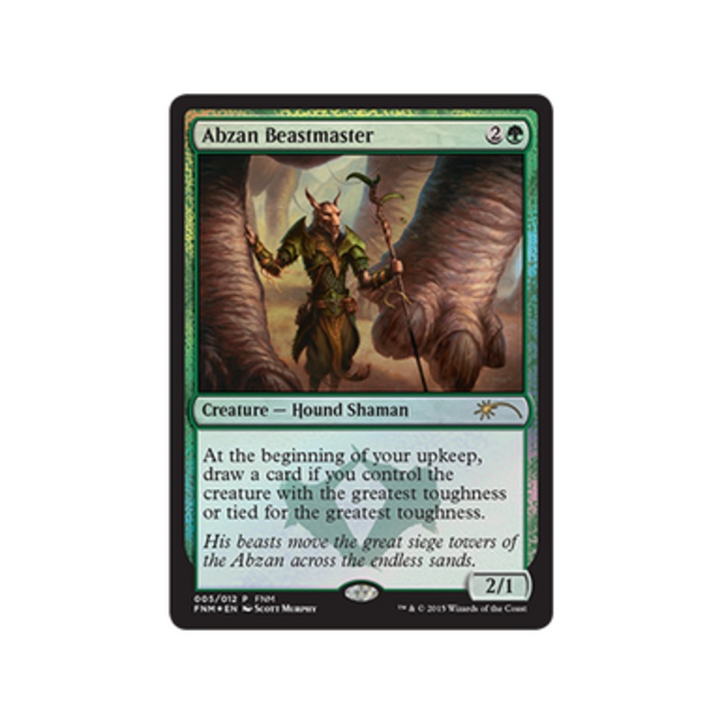 Abzan Beastmaster (FNM foil) | Promotional Cards