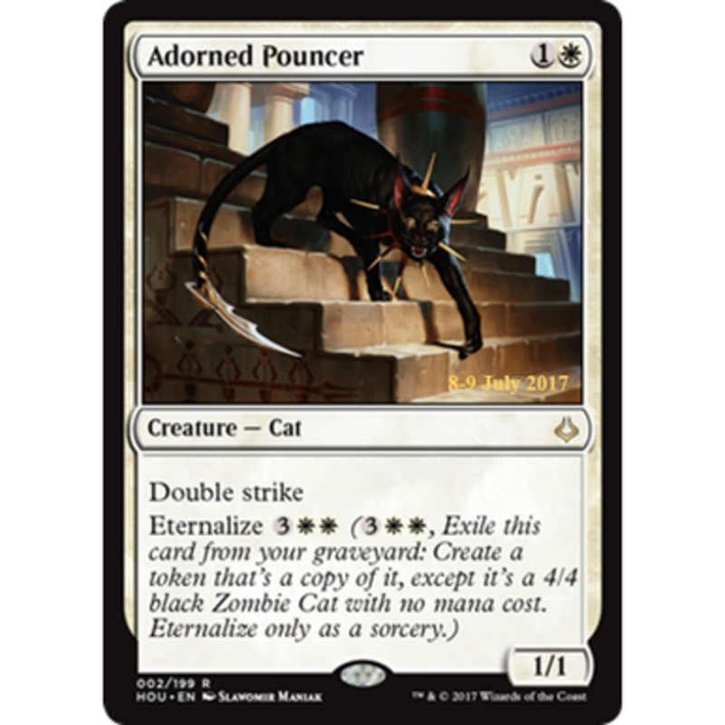 Adorned Pouncer (Hour of Devastation Prerelease Foil) | Promotional Cards