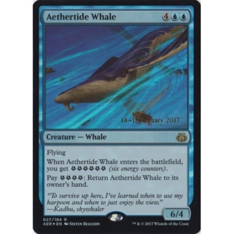 Aethertide Whale (Aether Revolt Prerelease foil) | Promotional Cards
