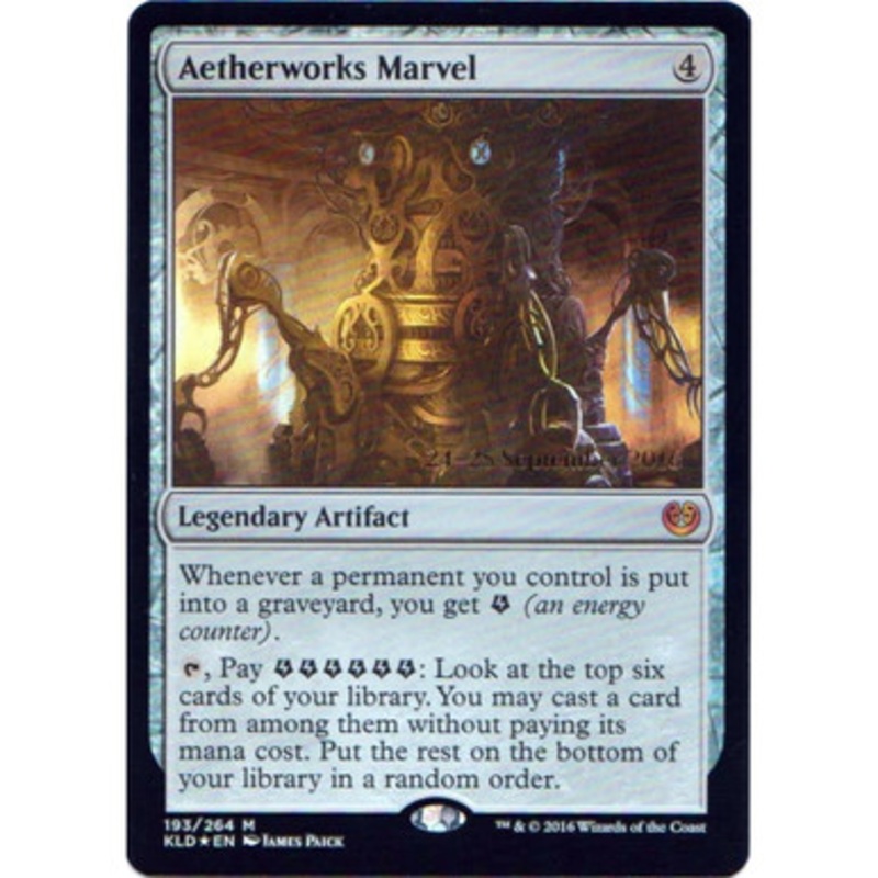 Aetherworks Marvel (Kaladesh Prerelease foil) | Promotional Cards