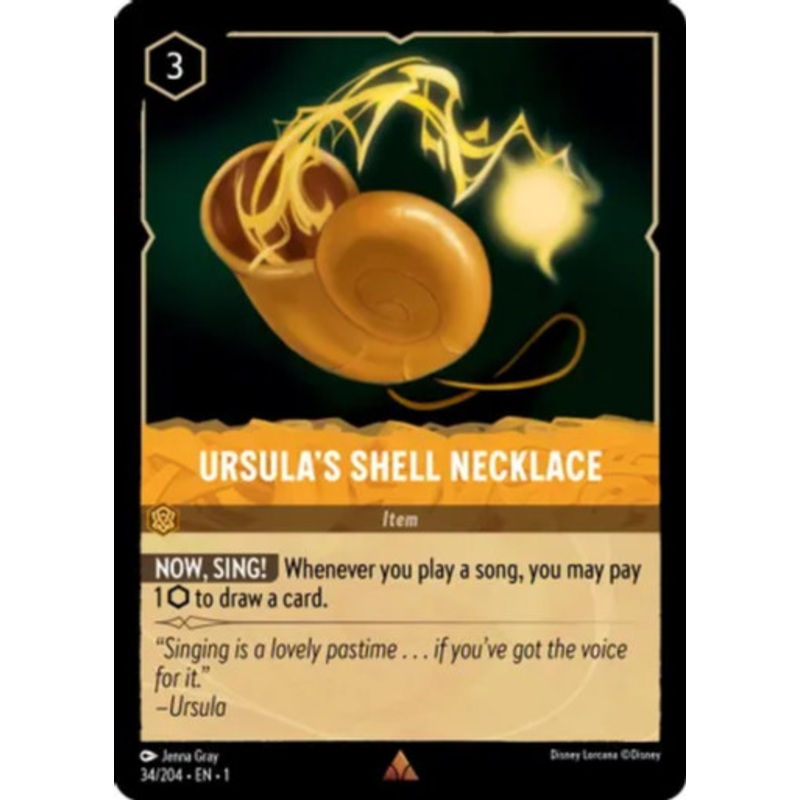 Ursula's Shell Necklace (foil)
