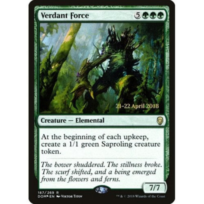 Verdant Force (Dominaria Prerelease foil) | Promotional Cards