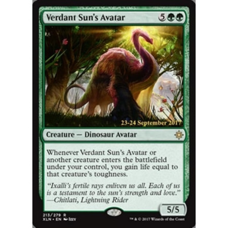 Verdant Sun's Avatar (Ixalan Prerelease foil) | Promotional Cards