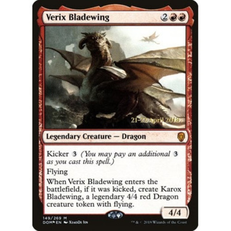 Verix Bladewing (Dominaria Prerelease foil) | Promotional Cards