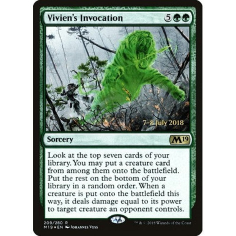 Vivien's Invocation (Core 2019 Prerelease foil) | Promotional Cards