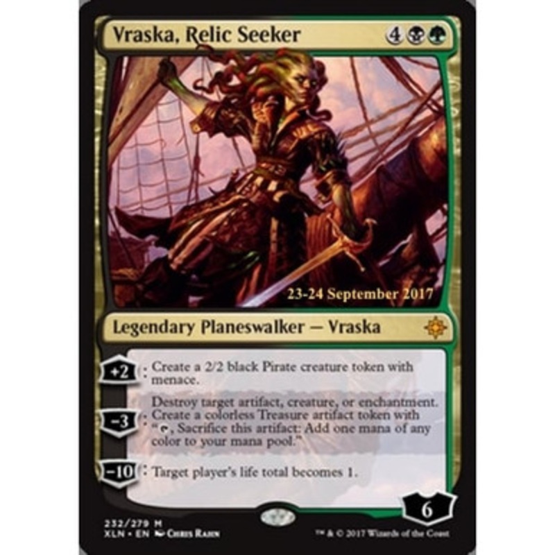 Vraska, Relic Seeker (Ixalan Prerelease foil) | Promotional Cards