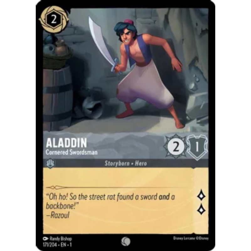 Aladdin - Cornered Swordsman (foil)