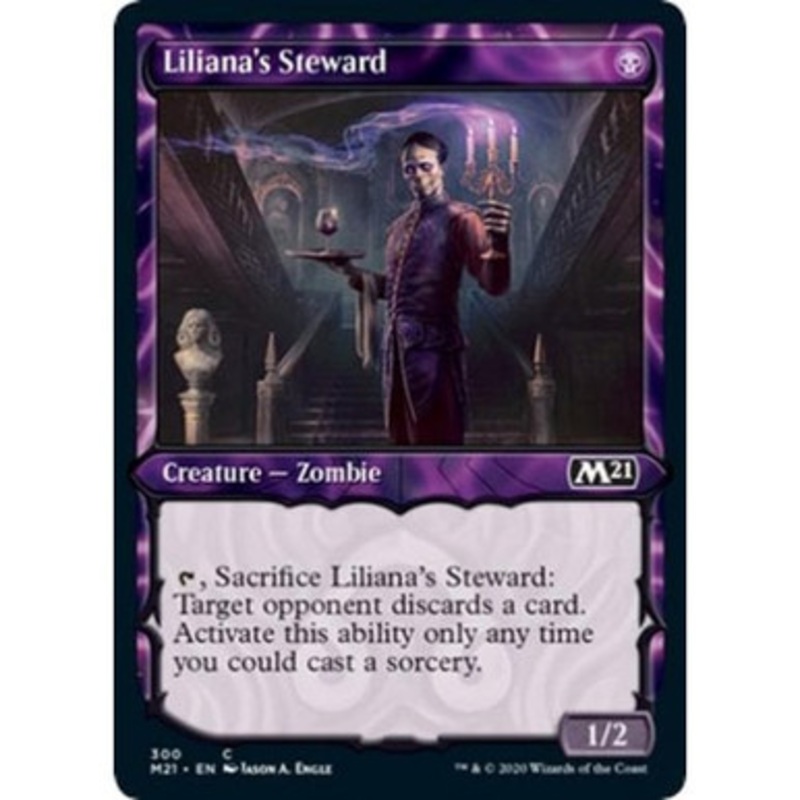 Liliana's Steward (Showcase Frame) | Core Set 2021