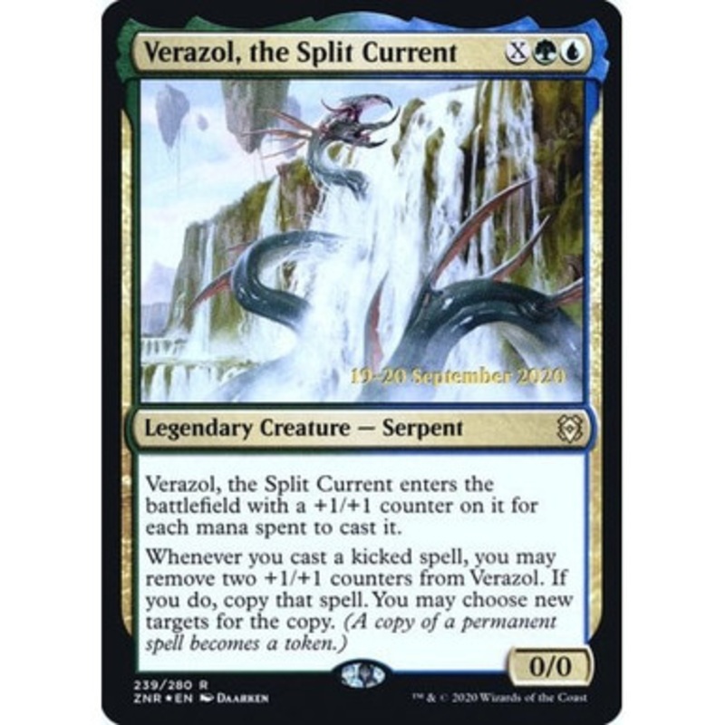 Verazol, the Split Current (Zendikar Rising Prerelease foil) | Zendikar Rising