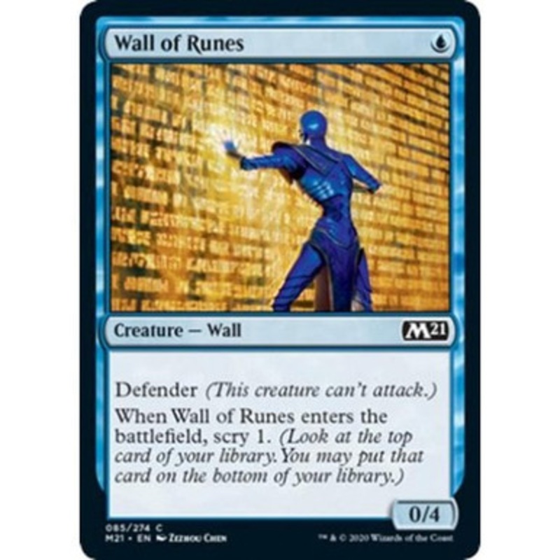 Wall of Runes (foil) | Core Set 2021