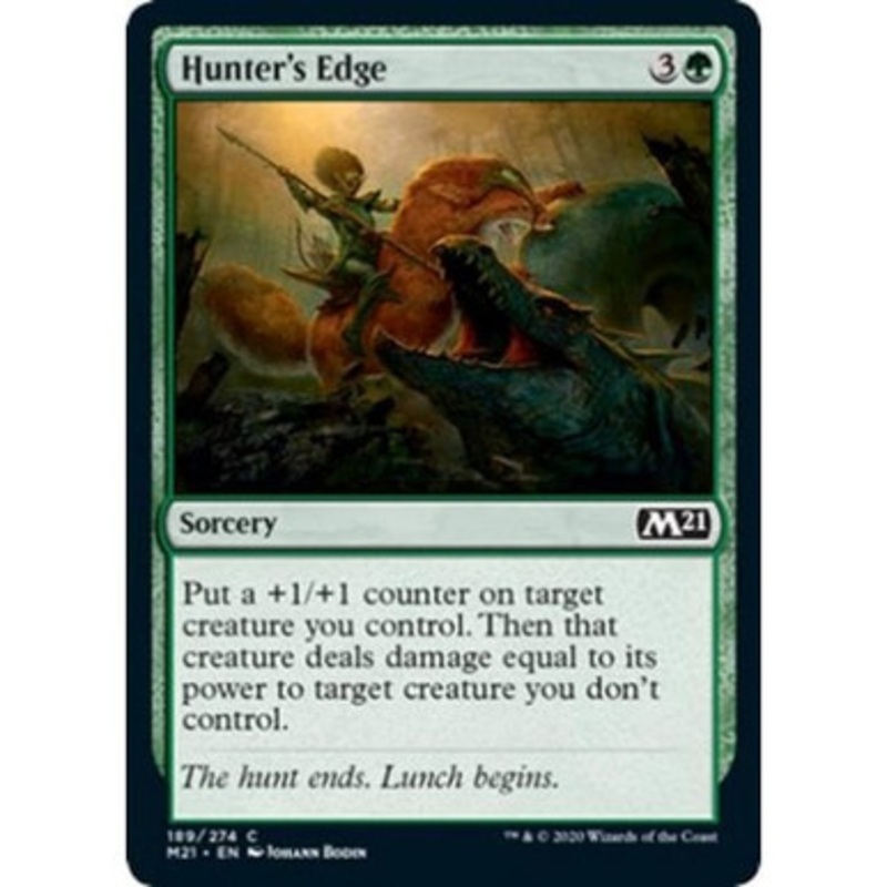 Hunter's Edge (foil) | Core Set 2021