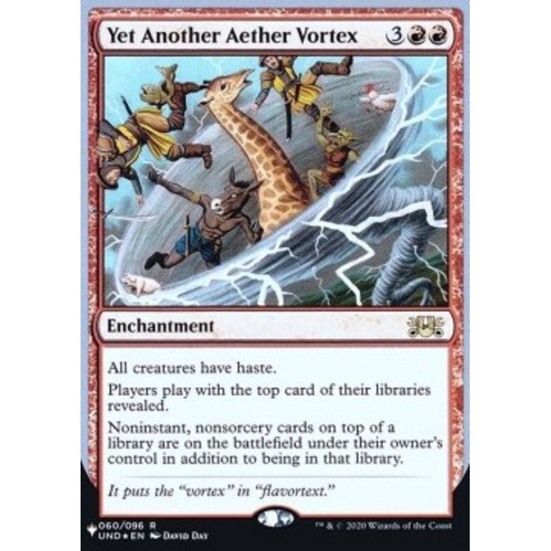 Yet Another Aether Vortex (The List Reprint foil) | Unsanctioned