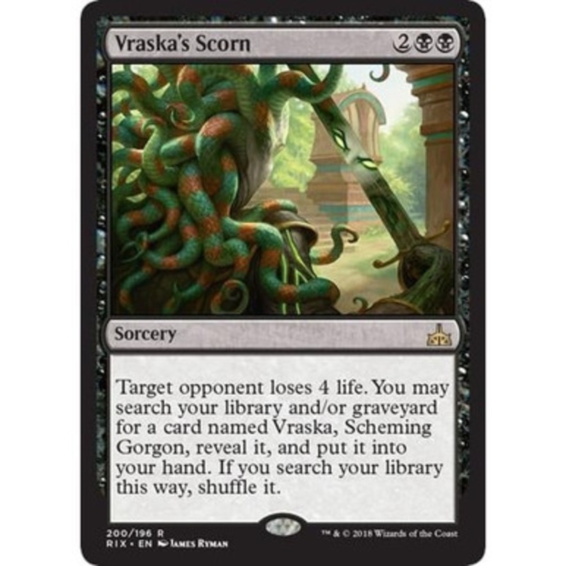 Vraska's Scorn (Planeswalker Deck Card) | Rivals of Ixalan