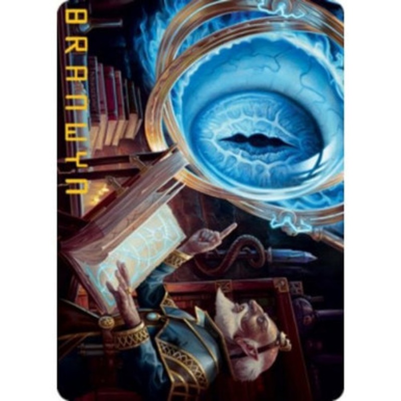 Adventures in the Forgotten Realms Art Card: Contact Other Plane (Gold Signature)
