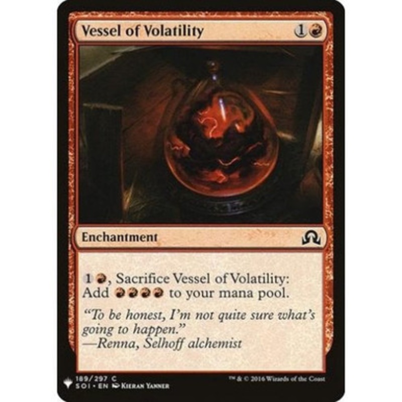 Vessel of Volatility
