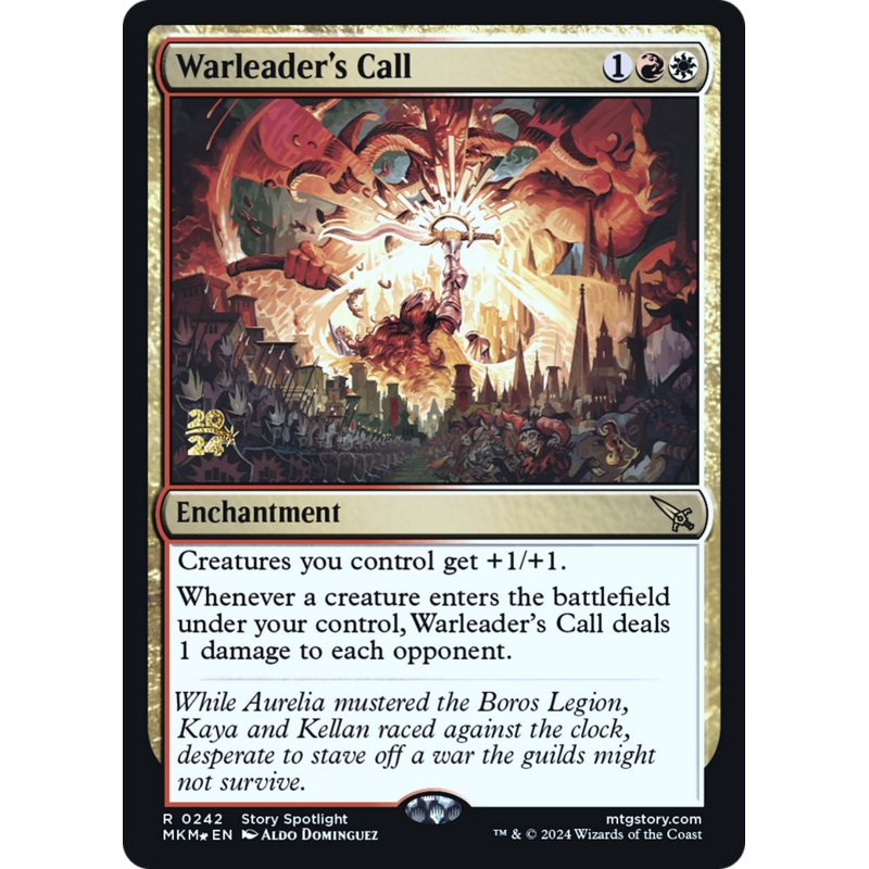 Warleader's Call [Murders at Karlov Manor Prerelease Promos]