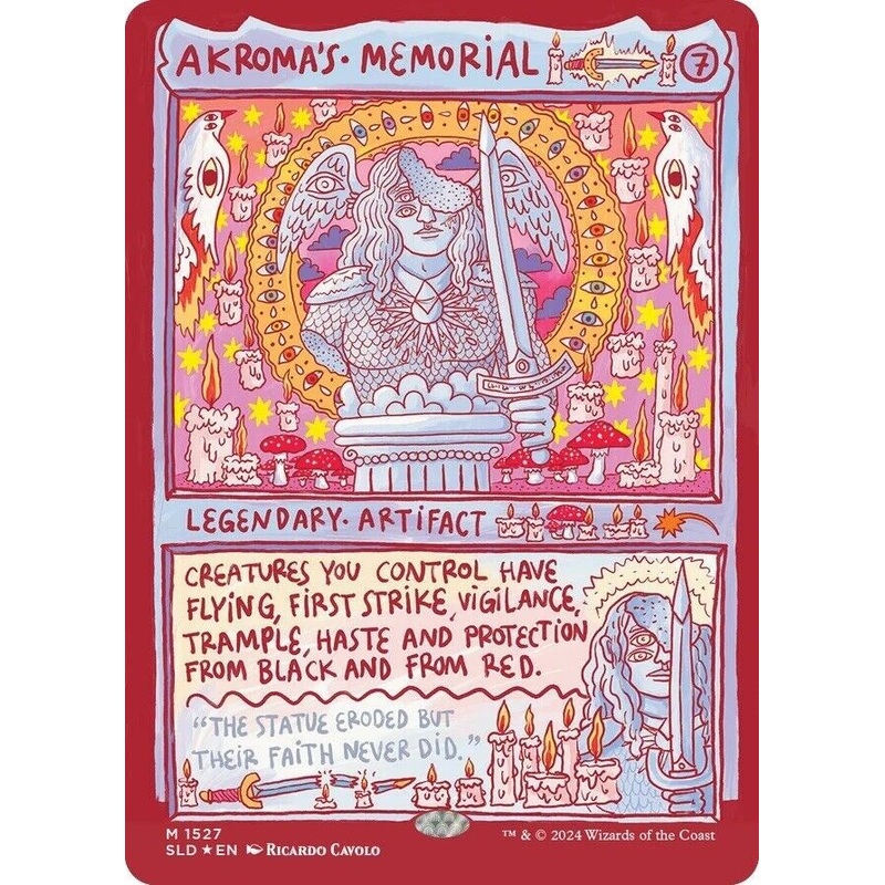 Akroma's Memorial (Rainbow Foil) [Secret Lair Drop Series]