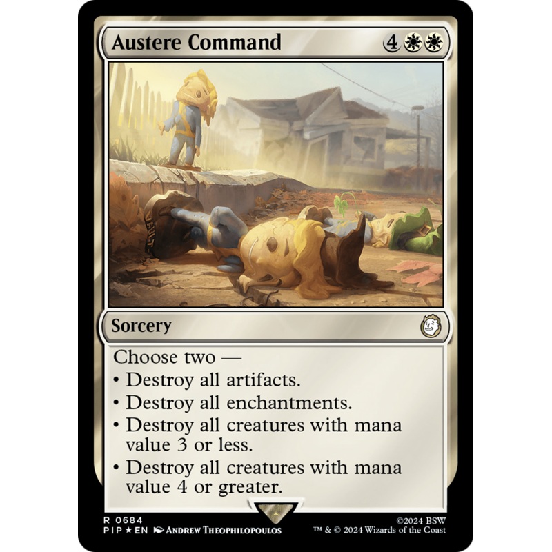 Austere Command (Surge Foil) [Fallout]