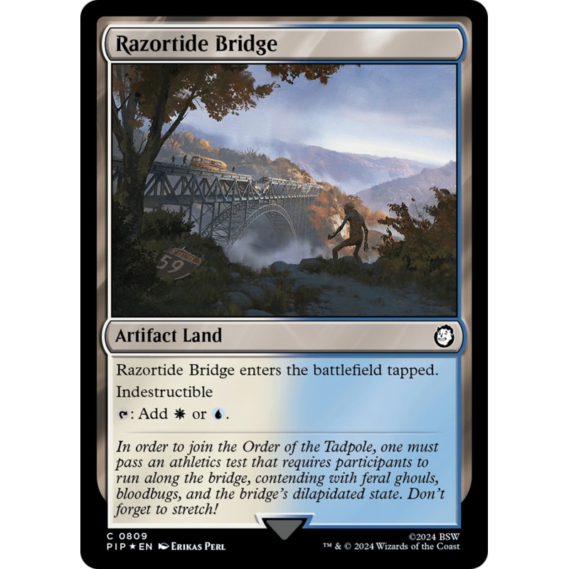 Razortide Bridge (Surge Foil) [Fallout]