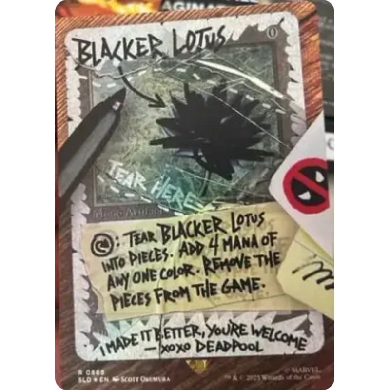 Blacker Lotus (Rainbow Foil) [Secret Lair Drop Series]