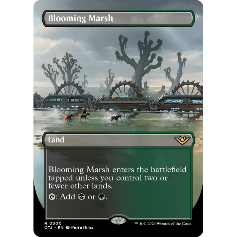 Blooming Marsh (Borderless) [Outlaws of Thunder Junction]