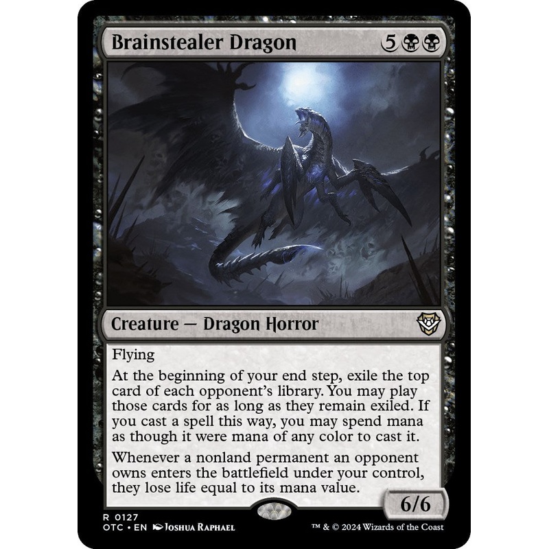 Brainstealer Dragon [Outlaws of Thunder Junction Commander]